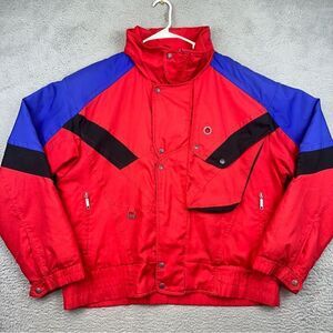 Vintage Spyder Ski Cost Adult Large Red Entrant G11 Lined Winter Retro Snowboard